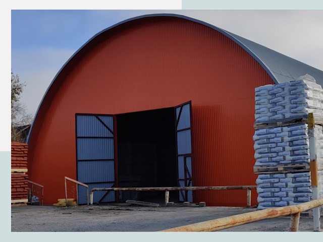 Полукруглые ангары по цене от 623 руб. в Белгород