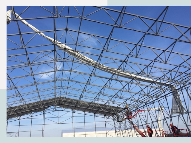 Шатровые ангары от 623 руб. в Белгороде и Белгородской области