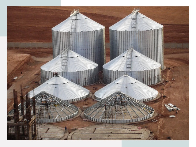 Строительство зерновых силосов в Белгороде