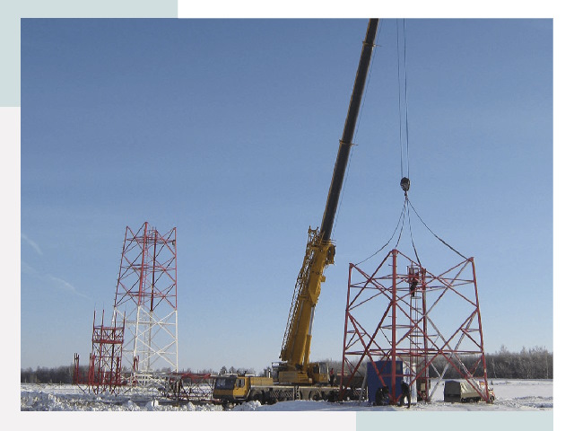 Монтаж вышек связи в Белгороде