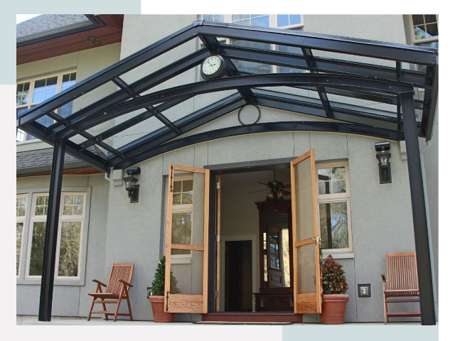 Козырьки металлические в Белгороде