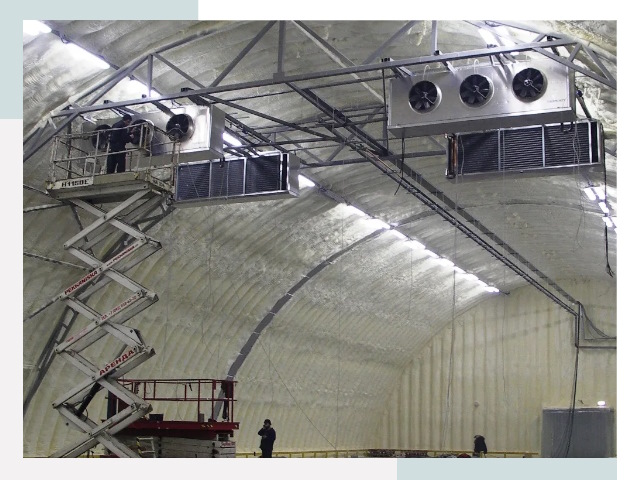 Оснащение ангаров в Белгороде