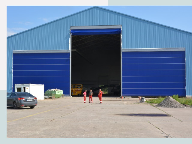 Ангарные ворота в Белгород от СтальСтрой-Блг по цене 623 руб.