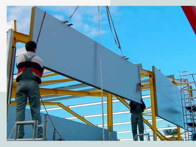 Монтаж сэндвич-панелей в Белгороде от 623 руб.