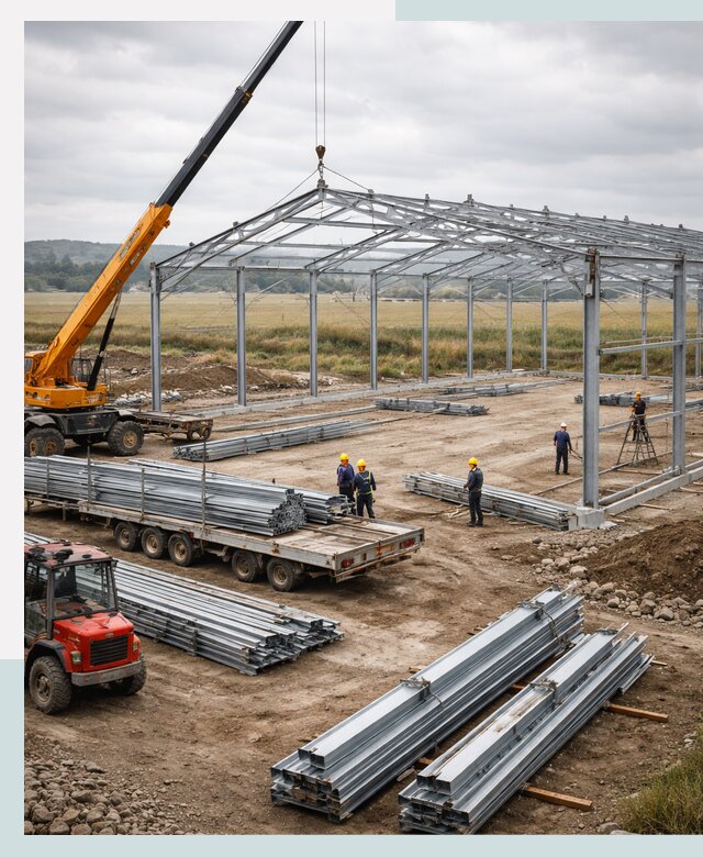 Строительство ангаров для сельхозтехники в Белгороде под ключ
