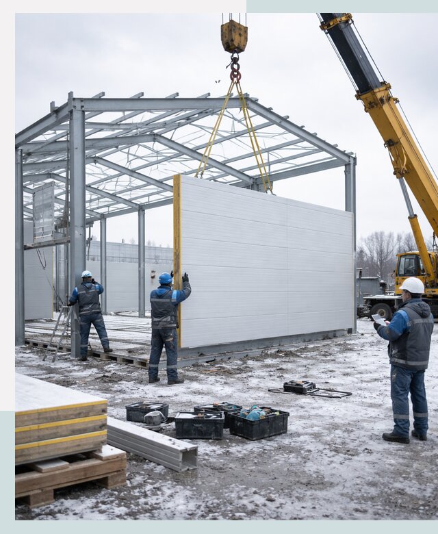 Строительство холодильных складов под ключ в Белгороде