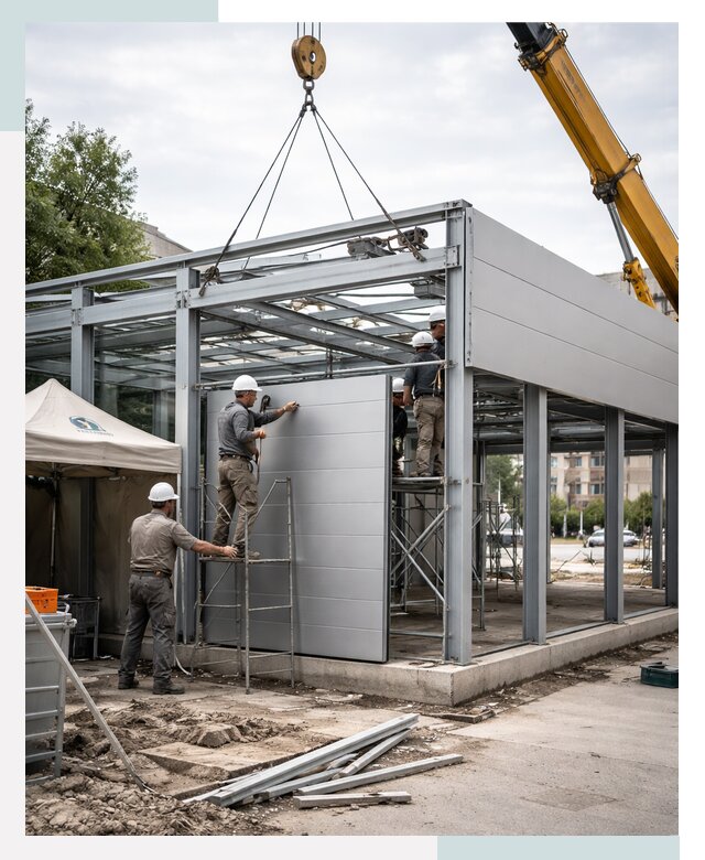 СтальСтрой-Блг: торговый павильон под ключ в Белгороде от 36355 р.