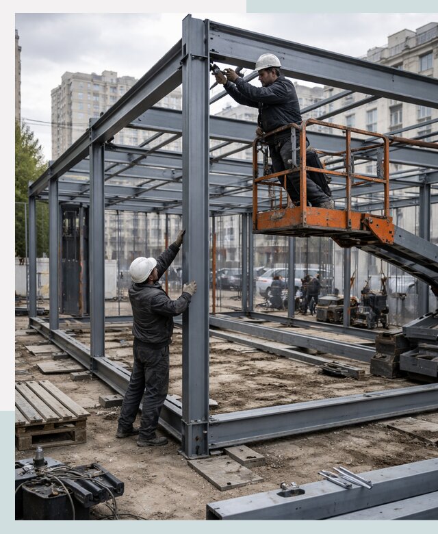 Строительство и монтаж торговых павильонов под ключ в Белгороде