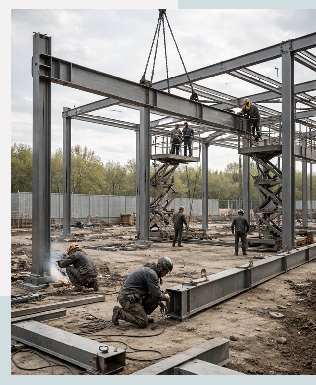 Строительство выставочных павильонов из металлоконструкций в Белгороде