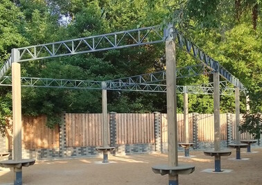 Терраса из металлоконструкций под ключ, проектирование, изготовление и монтаж от СтальСтрой-Блг